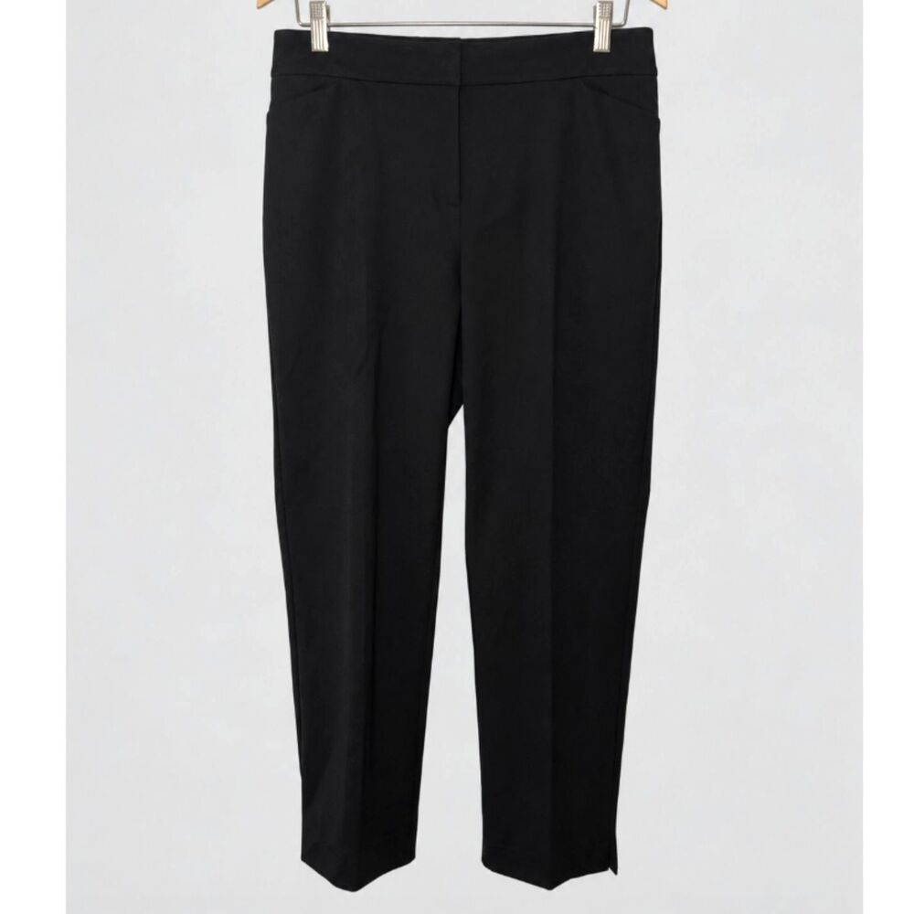 NWT Chico’s Black Slim Leg Ankle Pants Size 1.5 US 10 Stretch Workwear